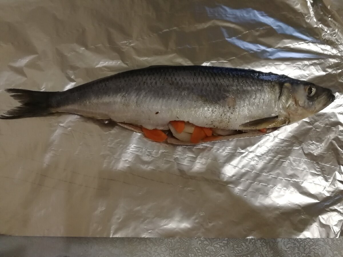 Селедка с набитым брюшком