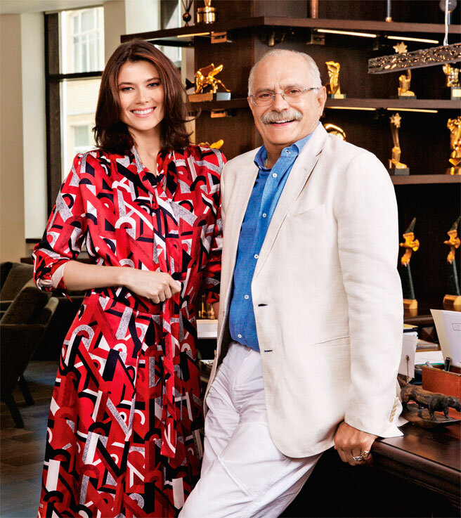 Михалков и молодая дама