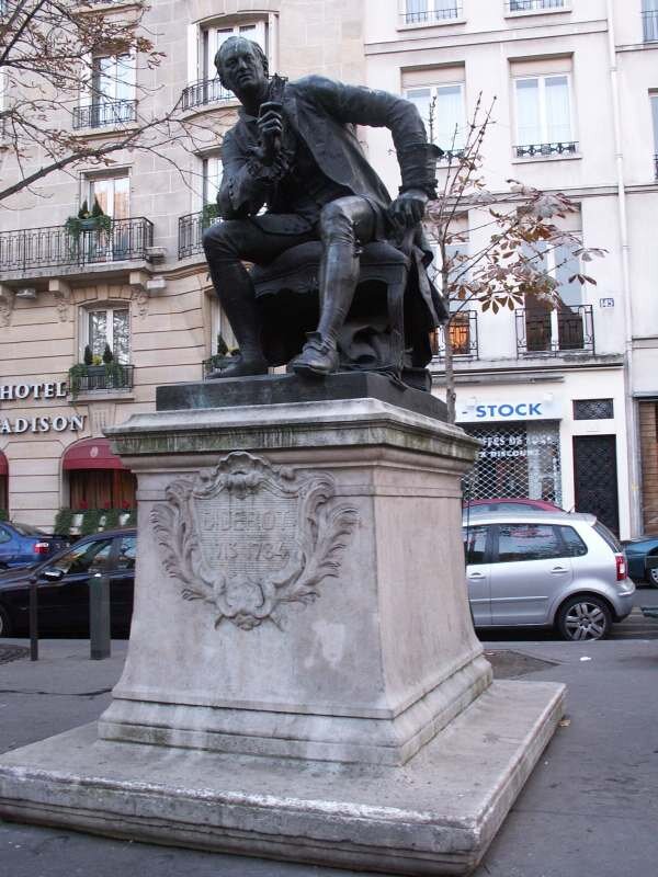 2. Памятник Дидро в Париже