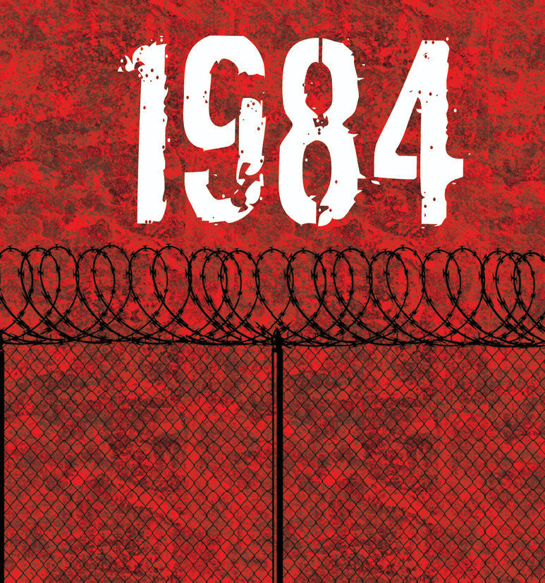 Обложка романа Дж. Оруэлла "1984"
