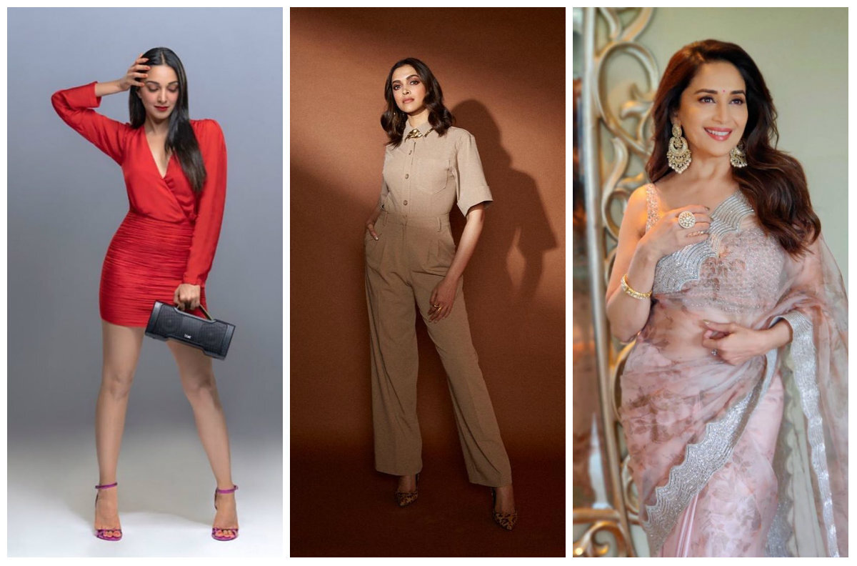 Образы, созданные Шалини Натани для Киары, Дипики Падуконе и Мадхури Дикшит / источник фото: Инстаграм Шалини Натани