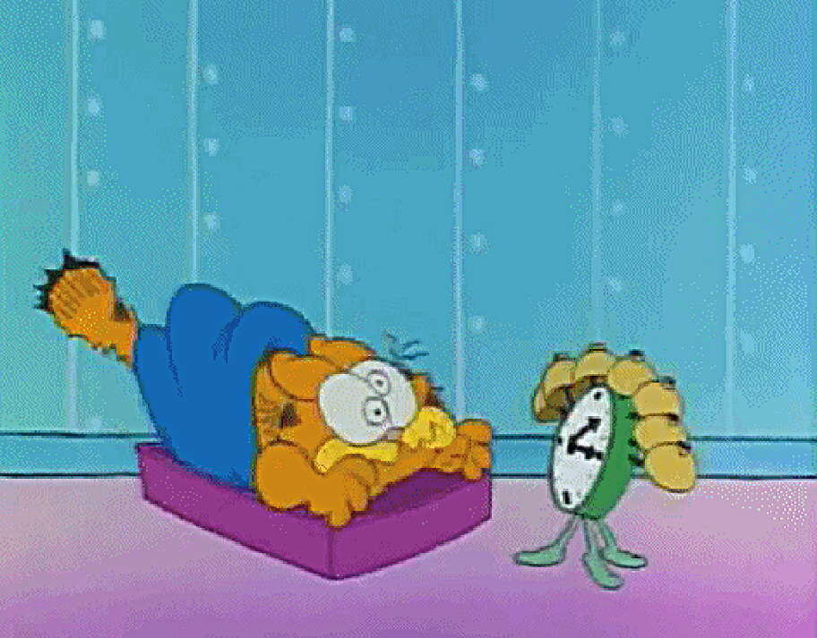 будильник у Гарфилда очень громкий! фото из открытых источников