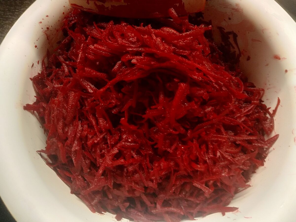 Свекла, натертая для борща
