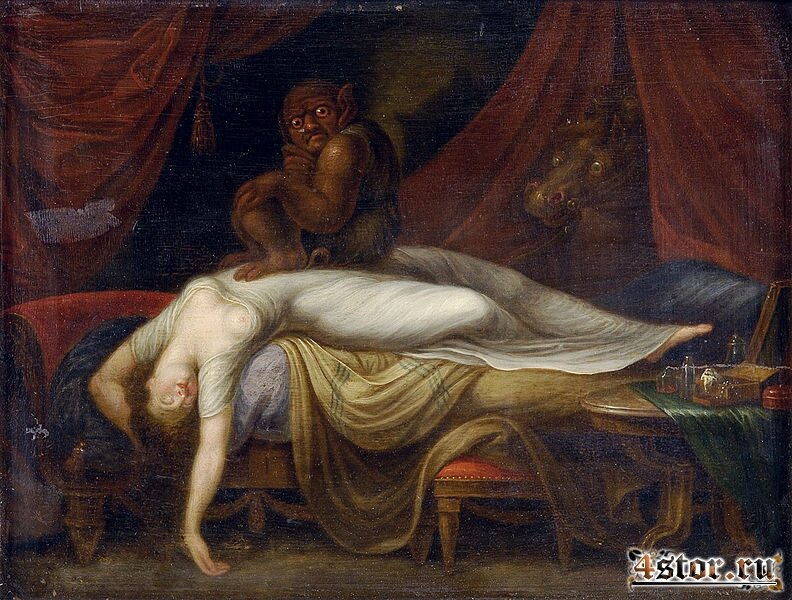 Картина Иоганна Фюссли «Ночной кошмар». Источник Яндекс.Картинки