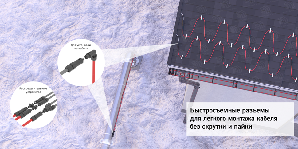 Установка греющего кабеля обогрева трубопроводов в несколько раз быстрее!
