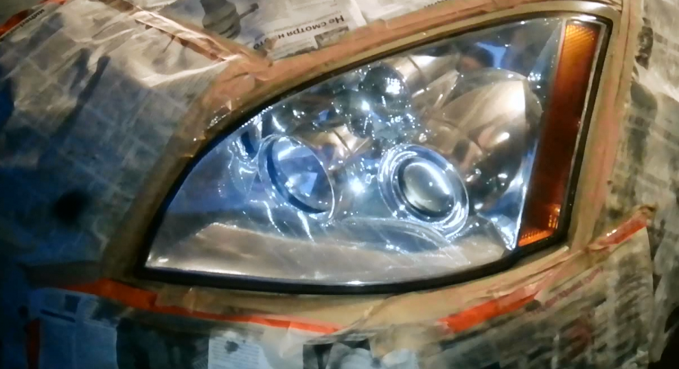 Как я привожу мутную фару в идеальное состояние, без полировки и спец ...