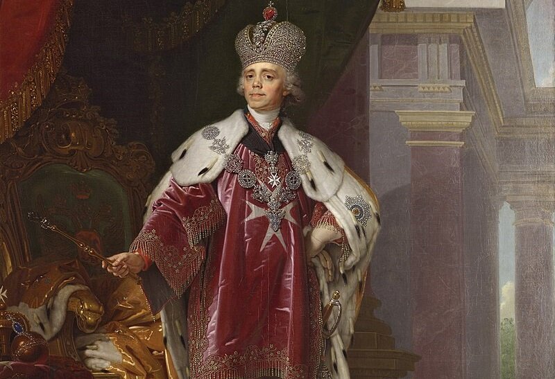 Император Павел I на портрете художника В.Боровиковского