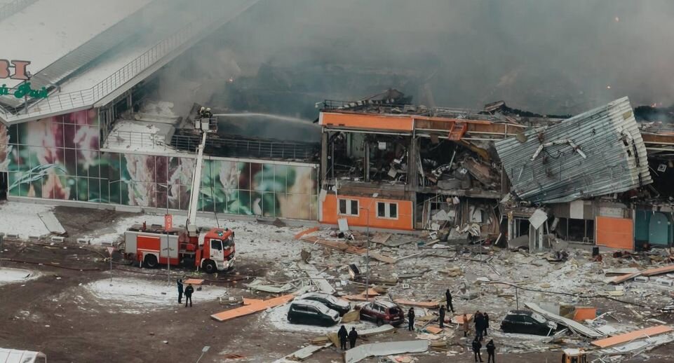 Саларьево пожар. Пожар в ТЦ Химки.