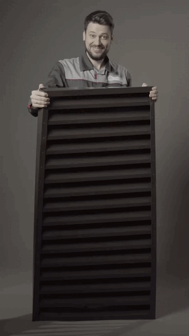 Секция из тонких профилей