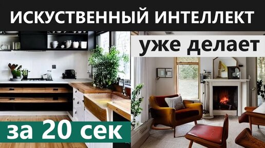 ДИЗАЙН ИНТЕРЬЕРА ЗА 20 СЕКУНД С ПОМОЩЬЮ ИСКУССТВЕННОГО ИНТЕЛЛЕКТА. КАК СДЕЛАТЬ