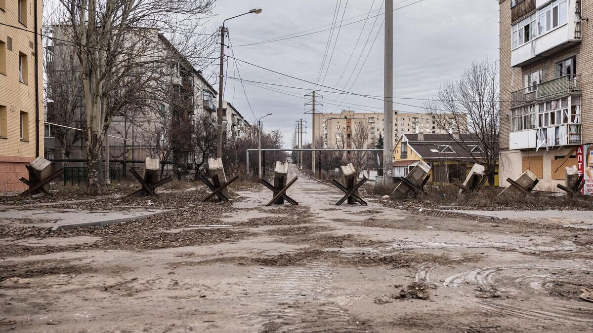    Улица в Артемовске (украинское название Бахмут)© AFP 2023 / SAMEER AL-DOUMY