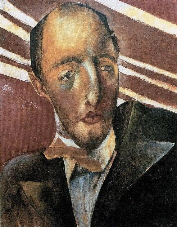Шапиро Яков Абрамович (1897-1972). Мужской портрет (композитор Артур Лурье), 1923 
