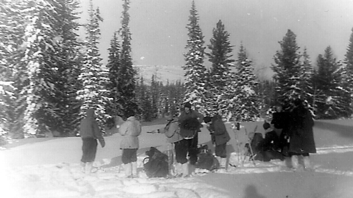 Фото из материалов дела группы Дятлова, размещенное на сайте Dyatlov Pass📷
