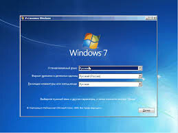 Установка Windows 7 