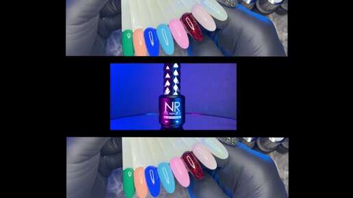 выкраска гель лаков nail repablic