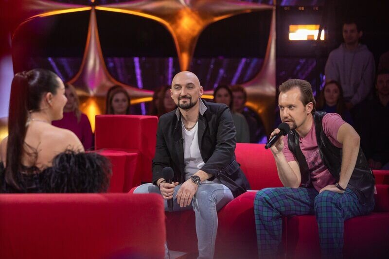 Кадр со съемок шоу «Конфетка»