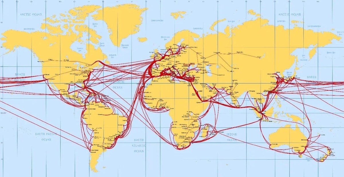 Воздушный транспорт сша карта