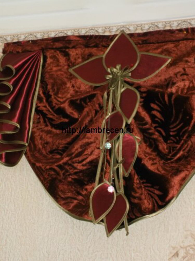 гирлянда цветов для штор