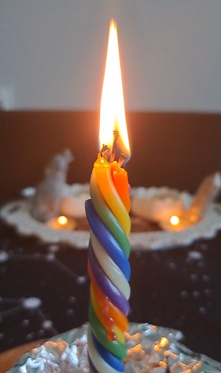 В моей чакровой свече только натуральные травы и авторский заговор.

Скрутка из семи свечей приравнивается в силе не менее сорока свечей, чистит и активирует сразу все чакровые центры.

⠀

Подробнее о стоимости и способе доставки пишите в комментарии.