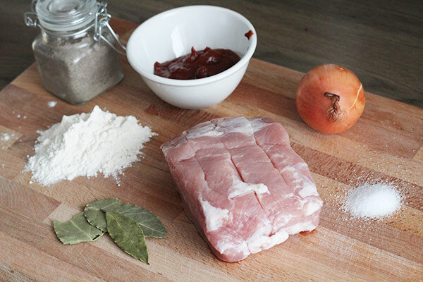 Гуляш из свинины с подливой – пошаговый фото рецепт