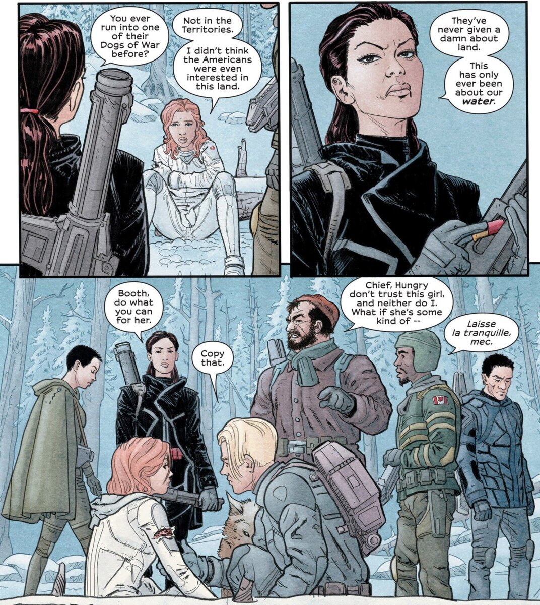 We comics. Комикс we Stand on Guard. Мэтт Холлингсворт комиксы.
