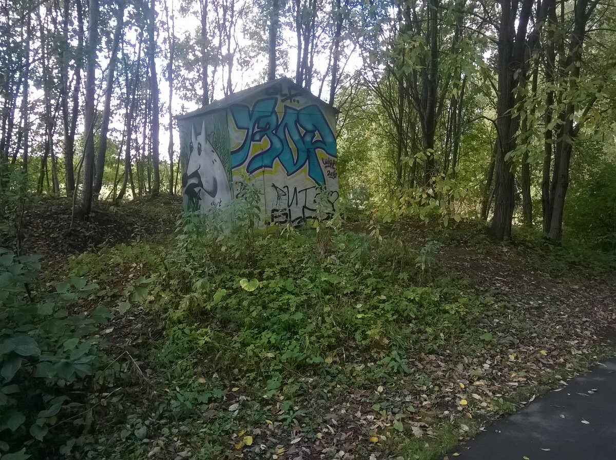 По пути везде стоят лавочки