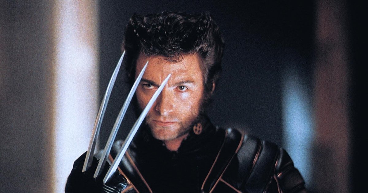 Хью Джекман и его первое появление в качестве Росомахи в  фильме "Люди Икс", 2000 год.