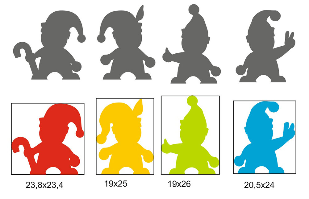 Перед печатью были утверждены эти модели.