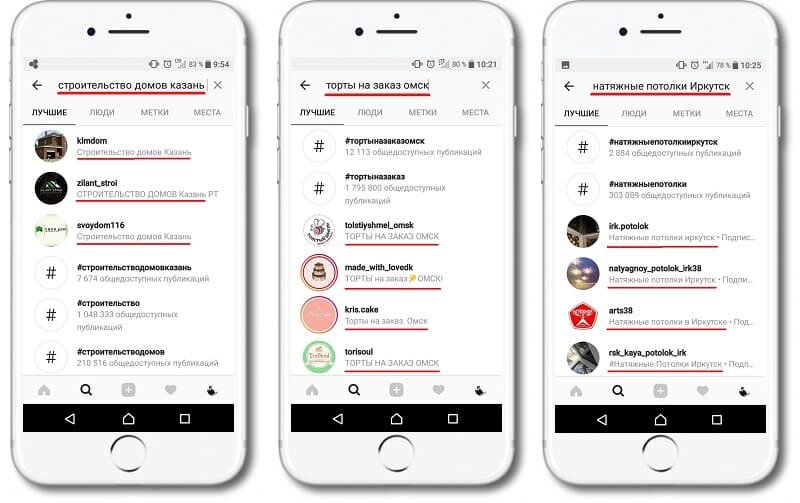 Отличный пример того, как ключевое слово в имени профиля позволяет показываться на первых строчках, при соответствующем запросе.