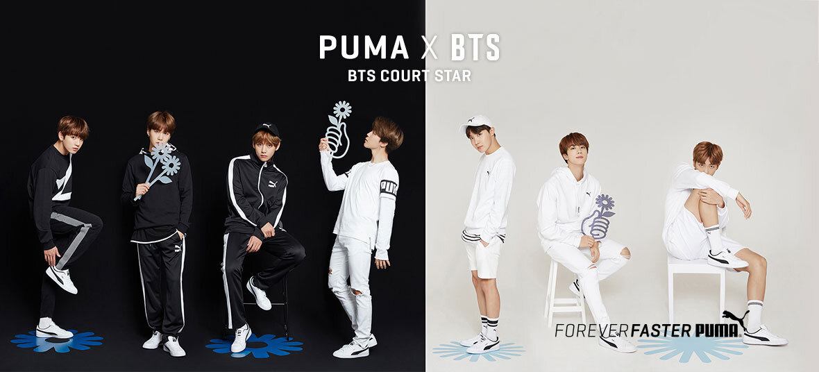 Рекламная компания  - BTS и Puma