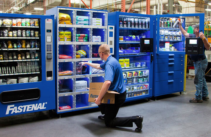 Американский Fastenal обслуживает более 75 000 аппаратов на территории США