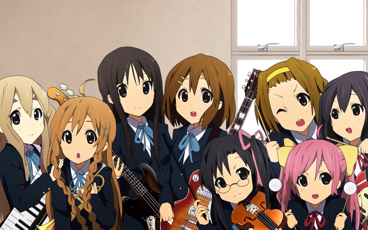 Кадр из аниме K-On!