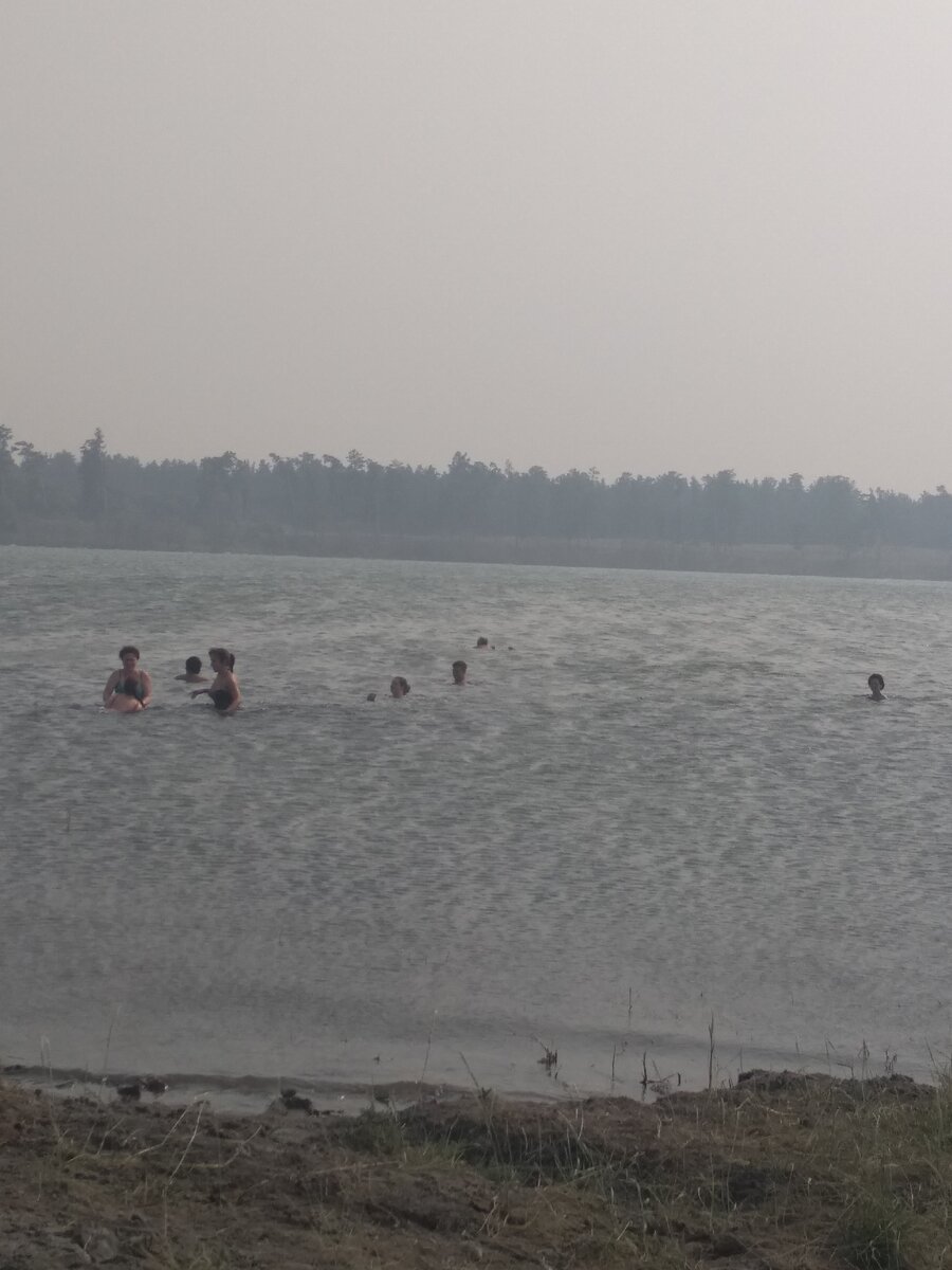 Это дымка, в Красноярске горели леса.