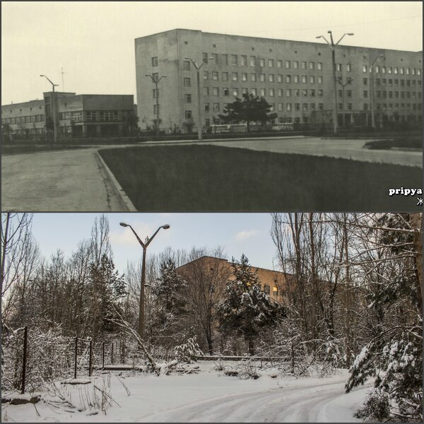 Нашли радиоактивный кусок одежды пожарных прямо на пороге больницы в Припяти