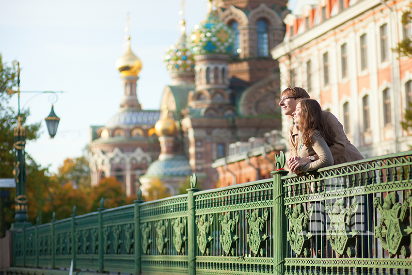 Романтические прогулки по центру Петербурга