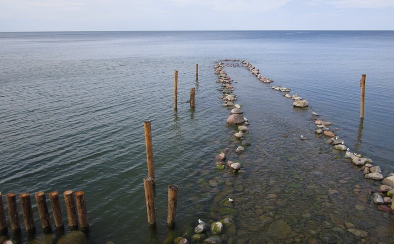 Как делают пляж на Балтийском море (фото автора)