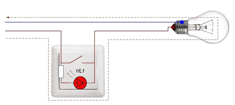 Как подключить диод в выключателе Почему светодиодные лампы моргают, когда отключены Feron Official Дзен
