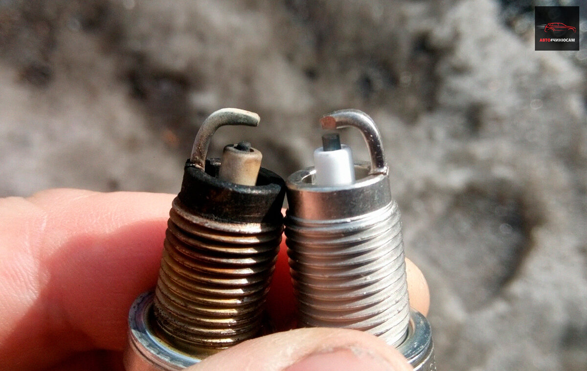 Одна из возможных причин дергания - свечи