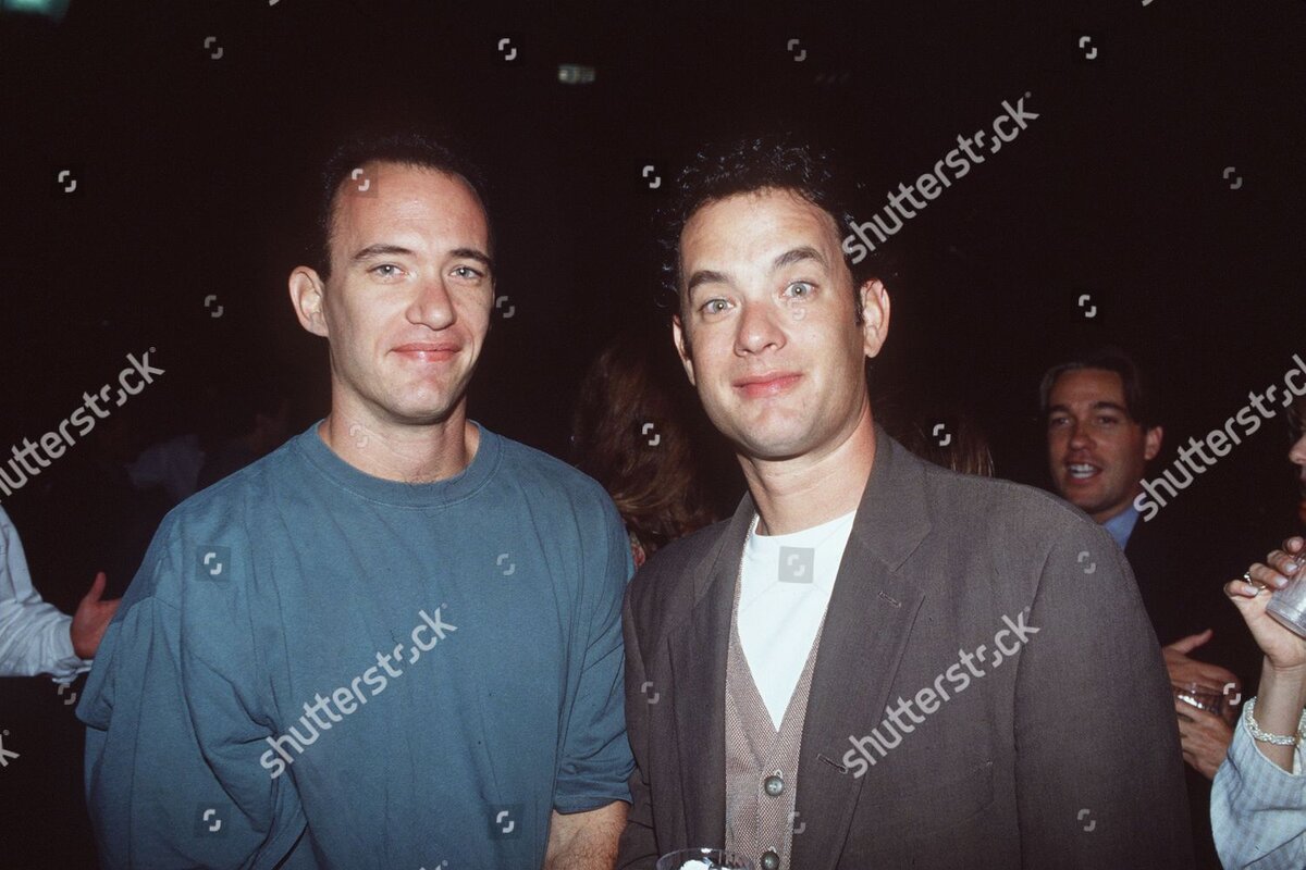 Джим Хэнкс и Том Хэнкс на премьере фильма «Форрест Гамп», 24 июня 1994