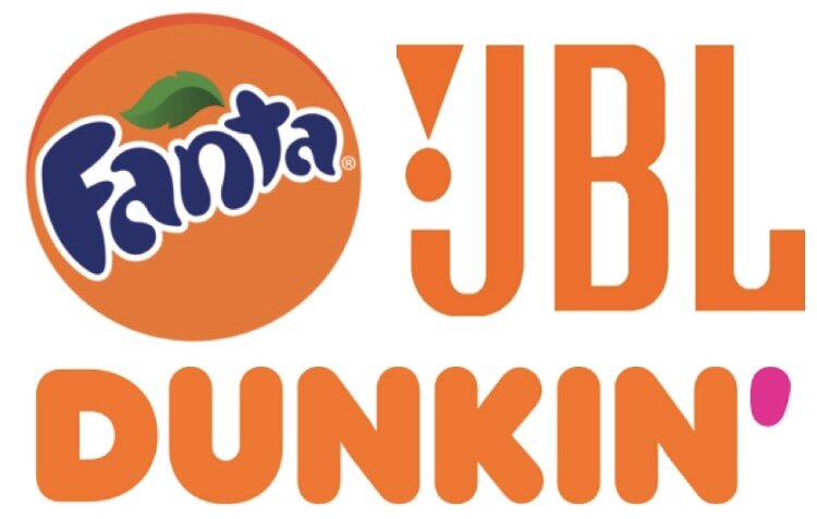 Fanta,JBL,DUNKIN’ и т.д.