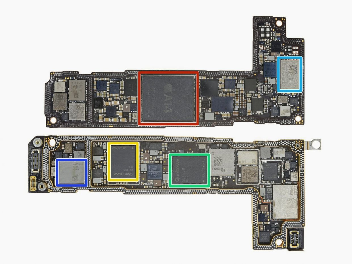 Распайка платы iphone 13