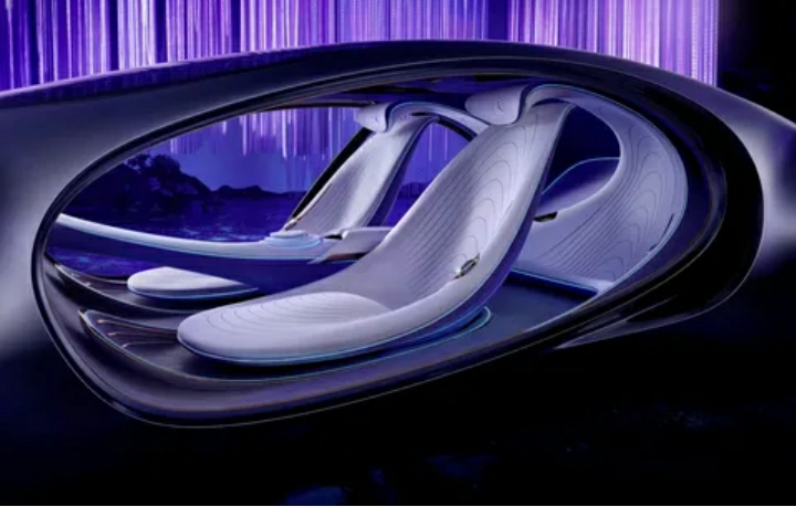 Это просто дизайнерское искусство - это Mercedes-Benz Vision AVTR. Когда я его коснулся то почувствовал...