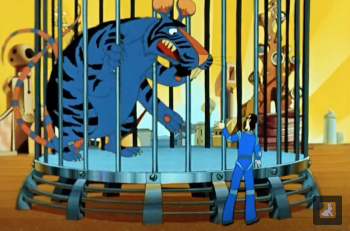 Кадр из мультфильма «Тайна третьей планеты», 1981 г. 