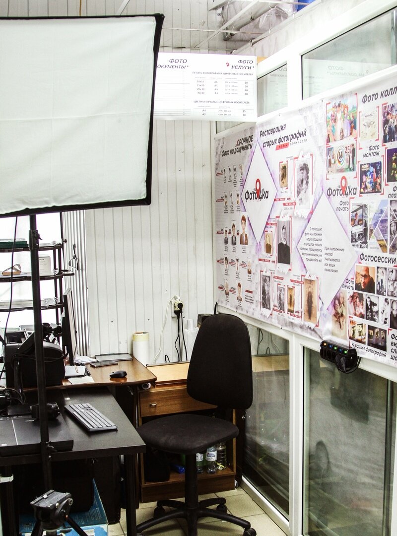 Это кабинет фотографа