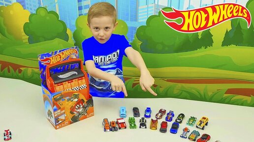 Машинки Хот Вилс для детей Кейсы Гаражи Паркинги Видео для детей Hot Wheels Cars and Tracks Toys for