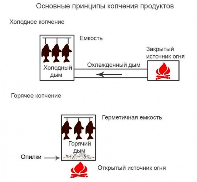 Коптильня горячего копчения