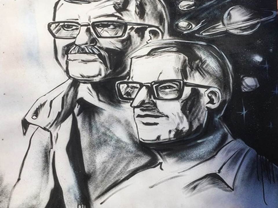 Портрет братьев Стругацких