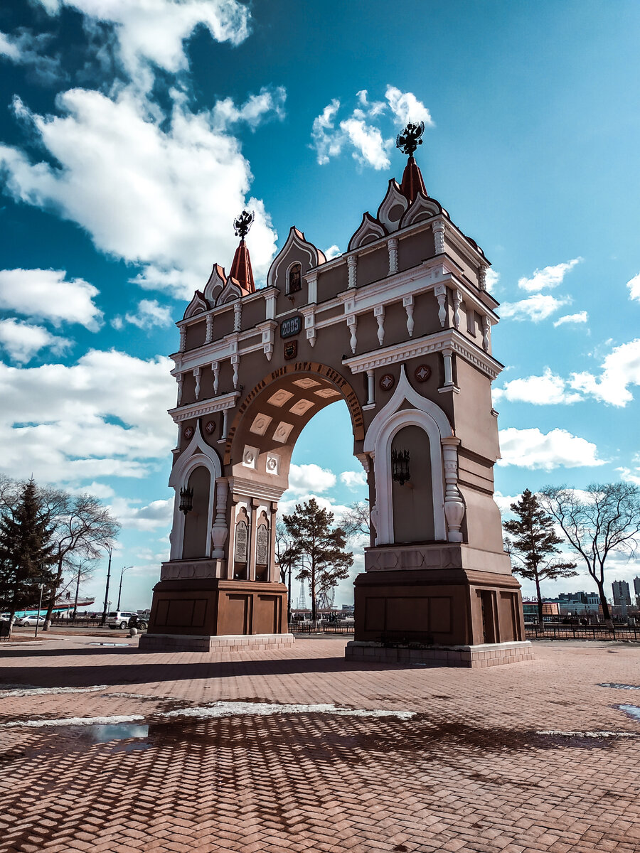 Триумфальная арка в Благовещенске, Фото автора