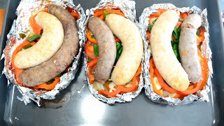 Купаты с картофелем, запеченные в сметане – кулинарный рецепт