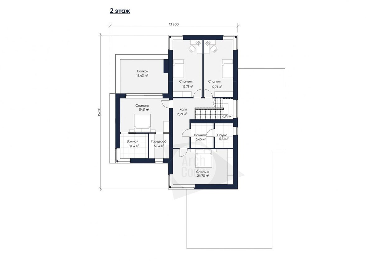 Проект коттеджа 319 м2 | ArchCode | Проектирование домов | Дзен